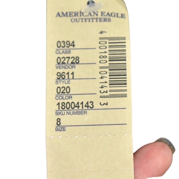 American Eagle Dress 8 Womens Sequin Strappy Gray Mini Stretch Polyester Party - Picture 6 of 9